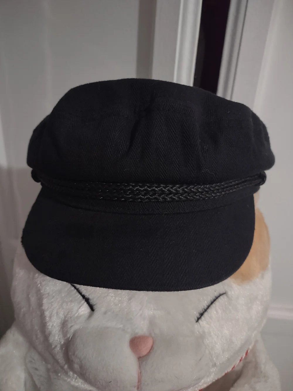 Brixton Black Herringbone Fisherman Cap